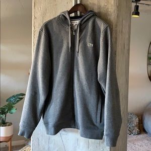 Lacoste zip up hoodie